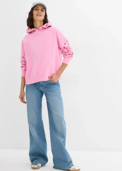 Sweat à capuche oversize 100% coton