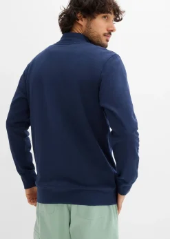 Sweat à col boutonné 100% coton