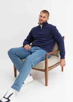 Sweat à col camionneur et doublure chaude