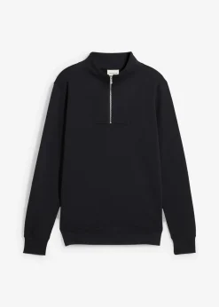 Sweat à col zippé 100% coton