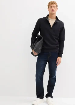 Sweat à col zippé 100% coton