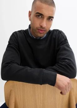 Sweat 100% coton, coupe loose