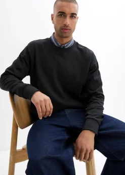 Sweat 100% coton, coupe loose