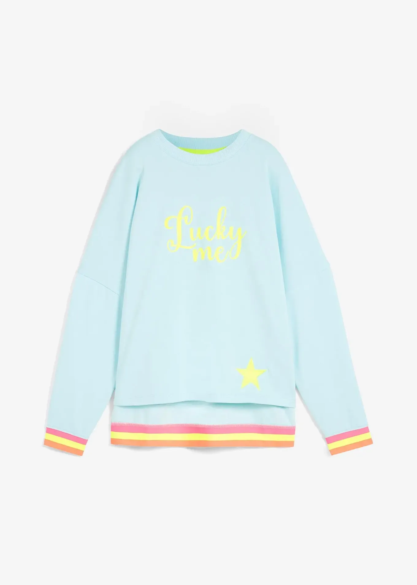 Sweat à poignets multicolores