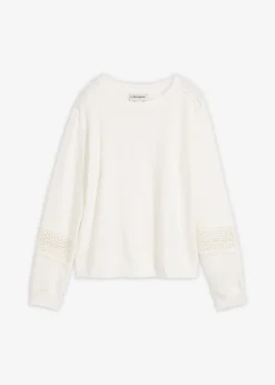 Sweat avec détails crochet