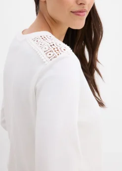 Sweat avec détails crochet