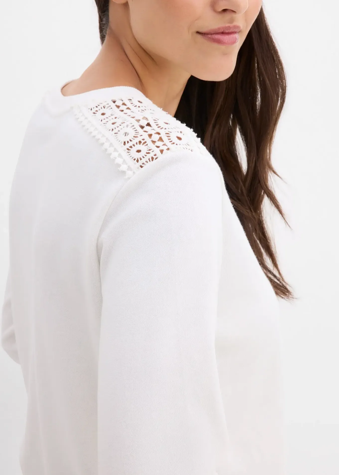 Sweat avec détails crochet