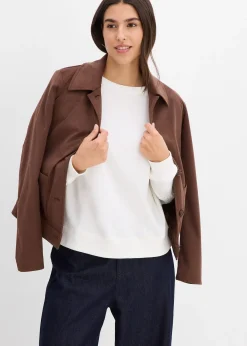 Sweat avec détails crochet