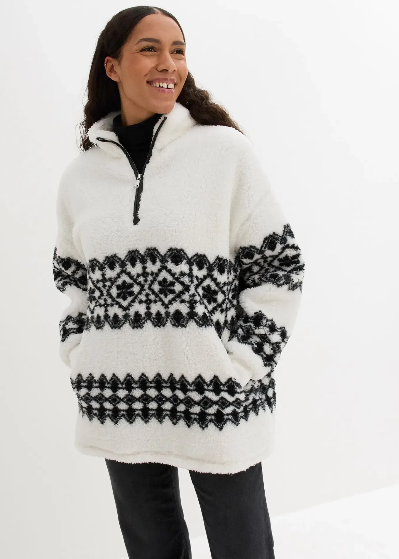 Sweat camionneur en sherpa