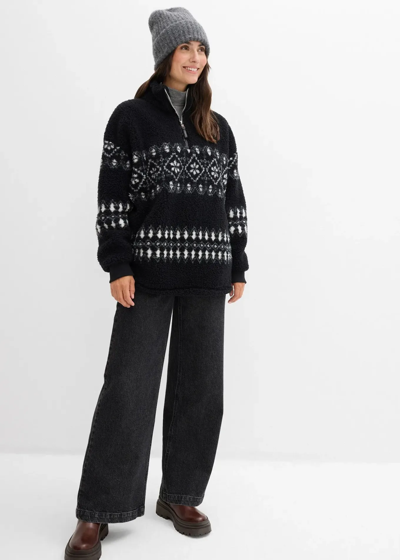 Sweat camionneur en sherpa