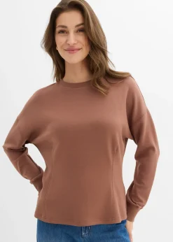 Sweat cintré en matière néoprène