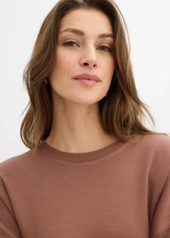 Sweat cintré en matière néoprène