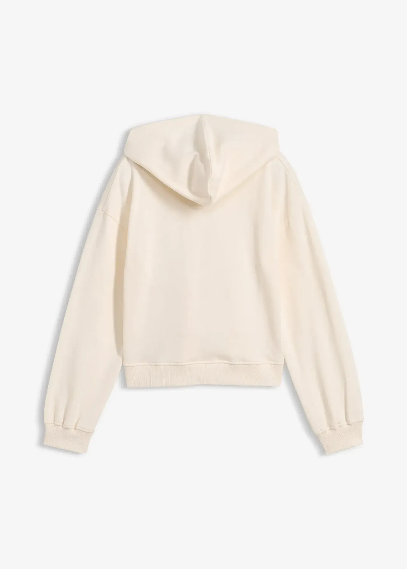 Sweat court à capuche 100% coton