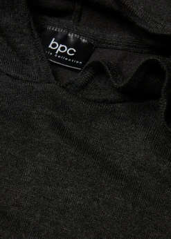 Sweat en maille à capuche et poche kangourou