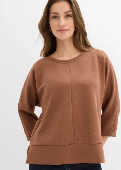 Sweat en matière texturée