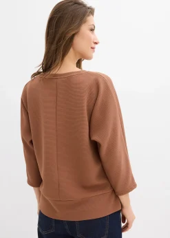 Sweat en matière texturée