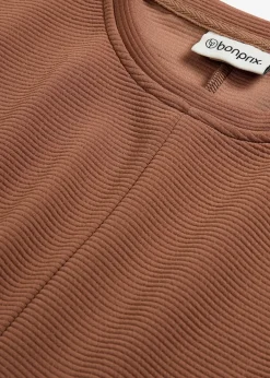 Sweat en matière texturée