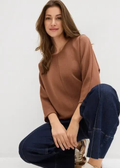 Sweat en matière texturée