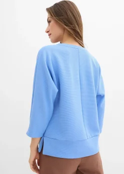 Sweat en matière texturée