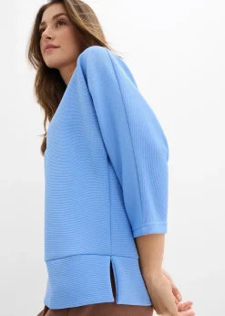 Sweat en matière texturée