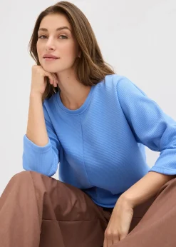 Sweat en matière texturée