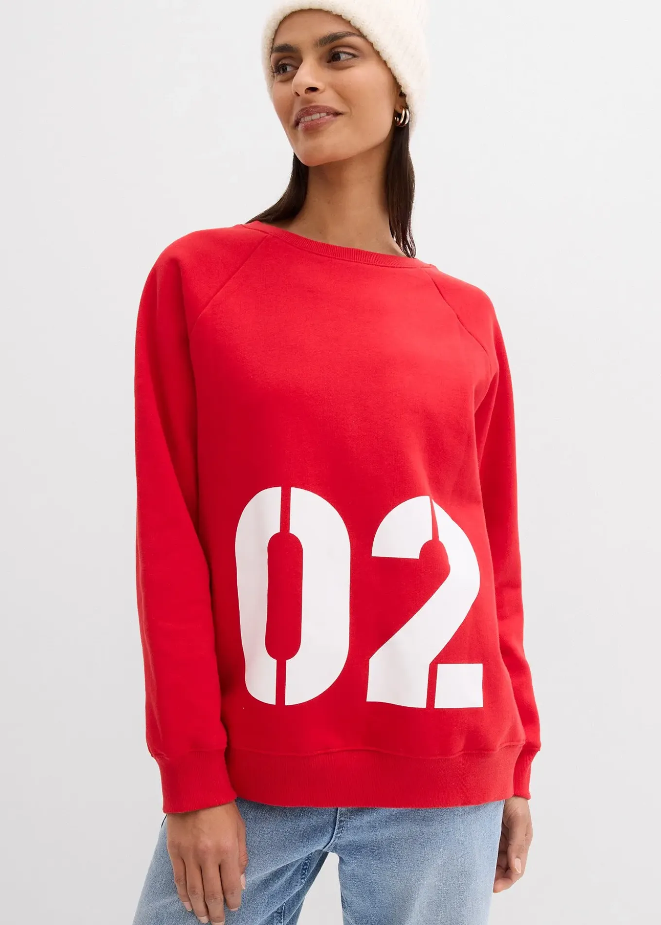 Sweat oversize 100% coton