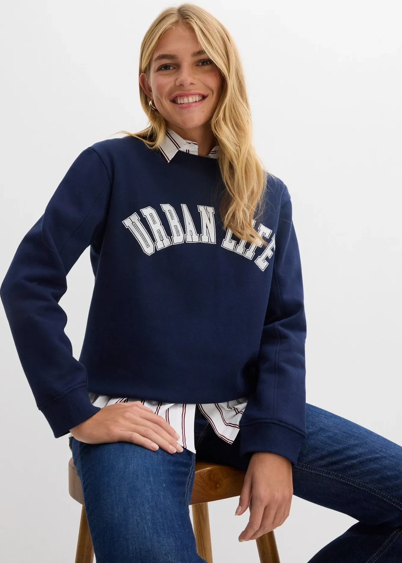 Sweat oversize 100% coton