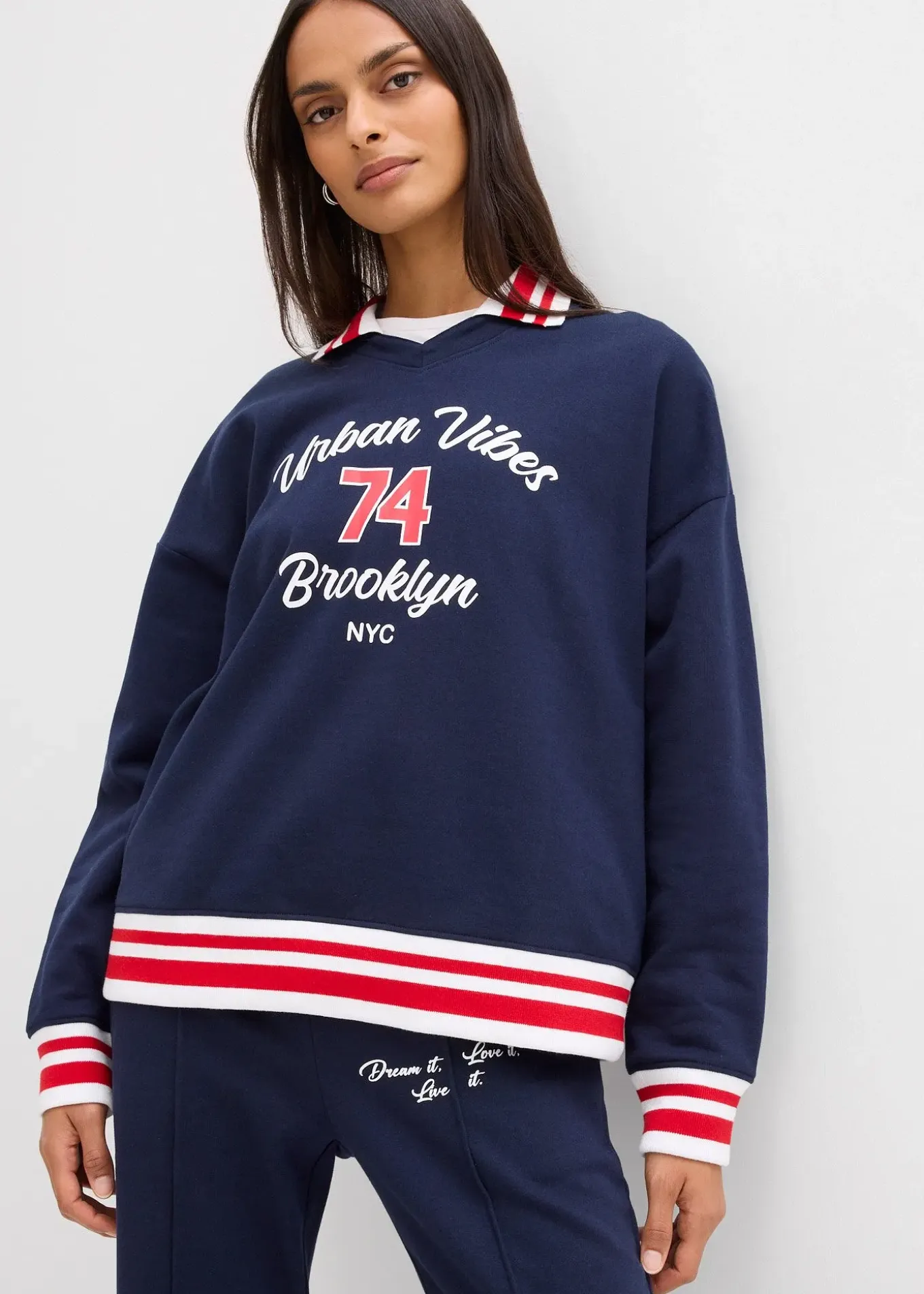 Sweat oversize 100% coton