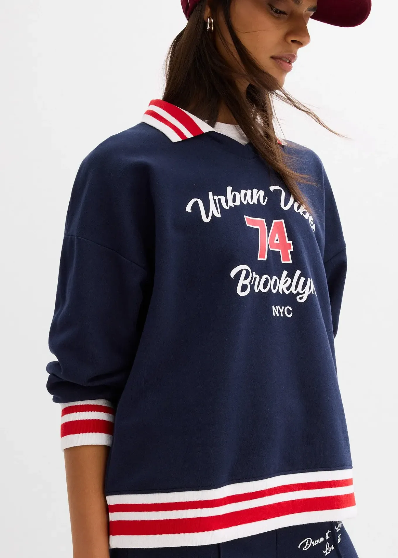 Sweat oversize 100% coton