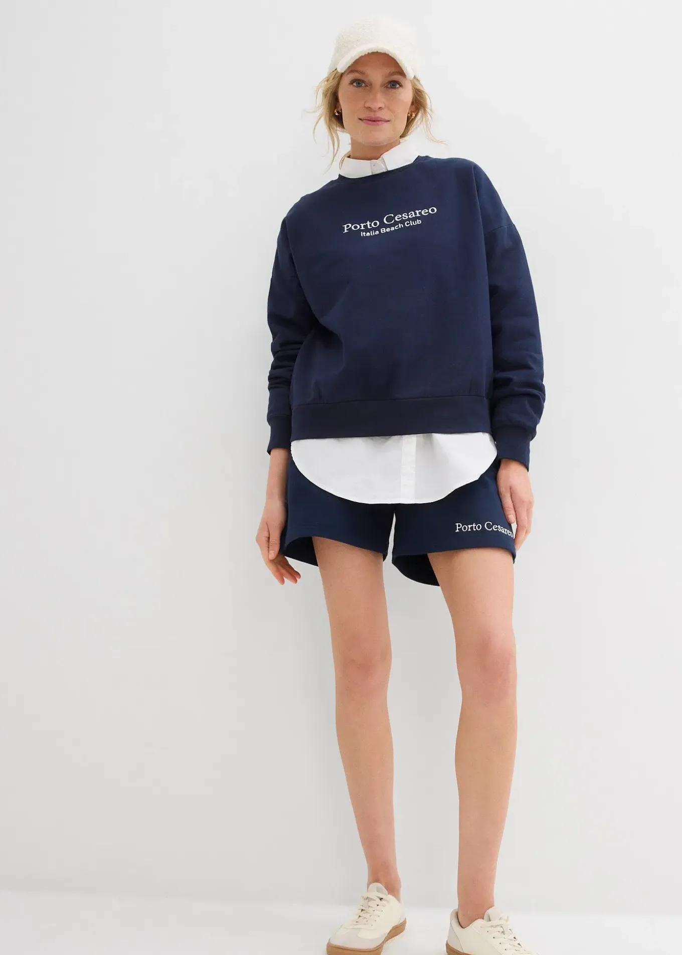 Sweat oversize avec broderie