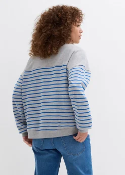 Sweat oversize en coton mélangé