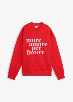 Sweat oversize en coton mélangé