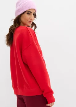 Sweat oversize en coton mélangé