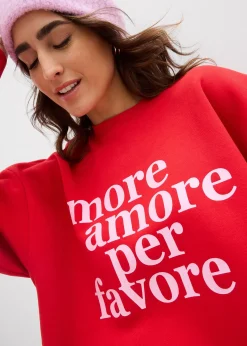 Sweat oversize en coton mélangé