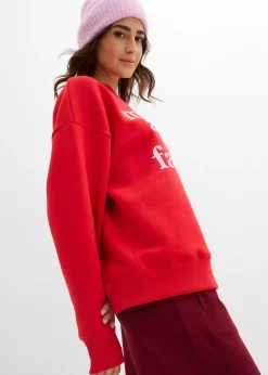 Sweat oversize en coton mélangé