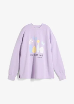 Sweat oversize en coton mélangé