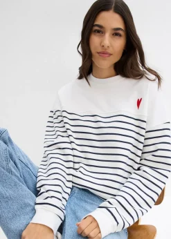 Sweat oversize en coton mélangé