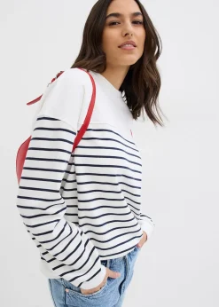 Sweat oversize en coton mélangé