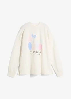 Sweat oversize en coton mélangé