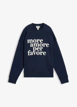 Sweat oversize en coton mélangé