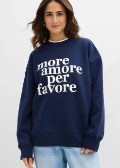 Sweat oversize en coton mélangé