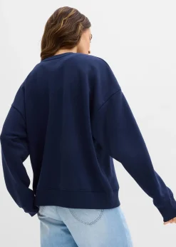 Sweat oversize en coton mélangé