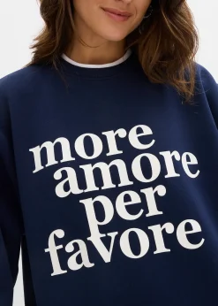 Sweat oversize en coton mélangé