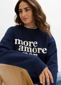 Sweat oversize en coton mélangé