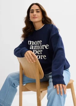 Sweat oversize en coton mélangé