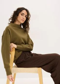 Sweat oversize en matière néoprène douce