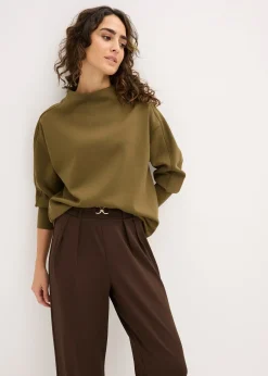 Sweat oversize en matière néoprène douce