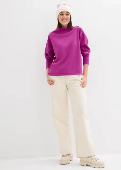 Sweat oversize en matière néoprène douce