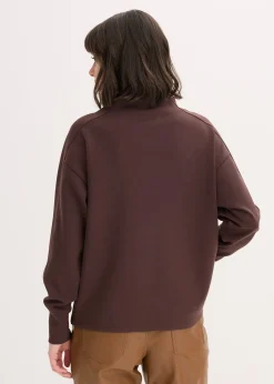 Sweat oversize en matière néoprène douce