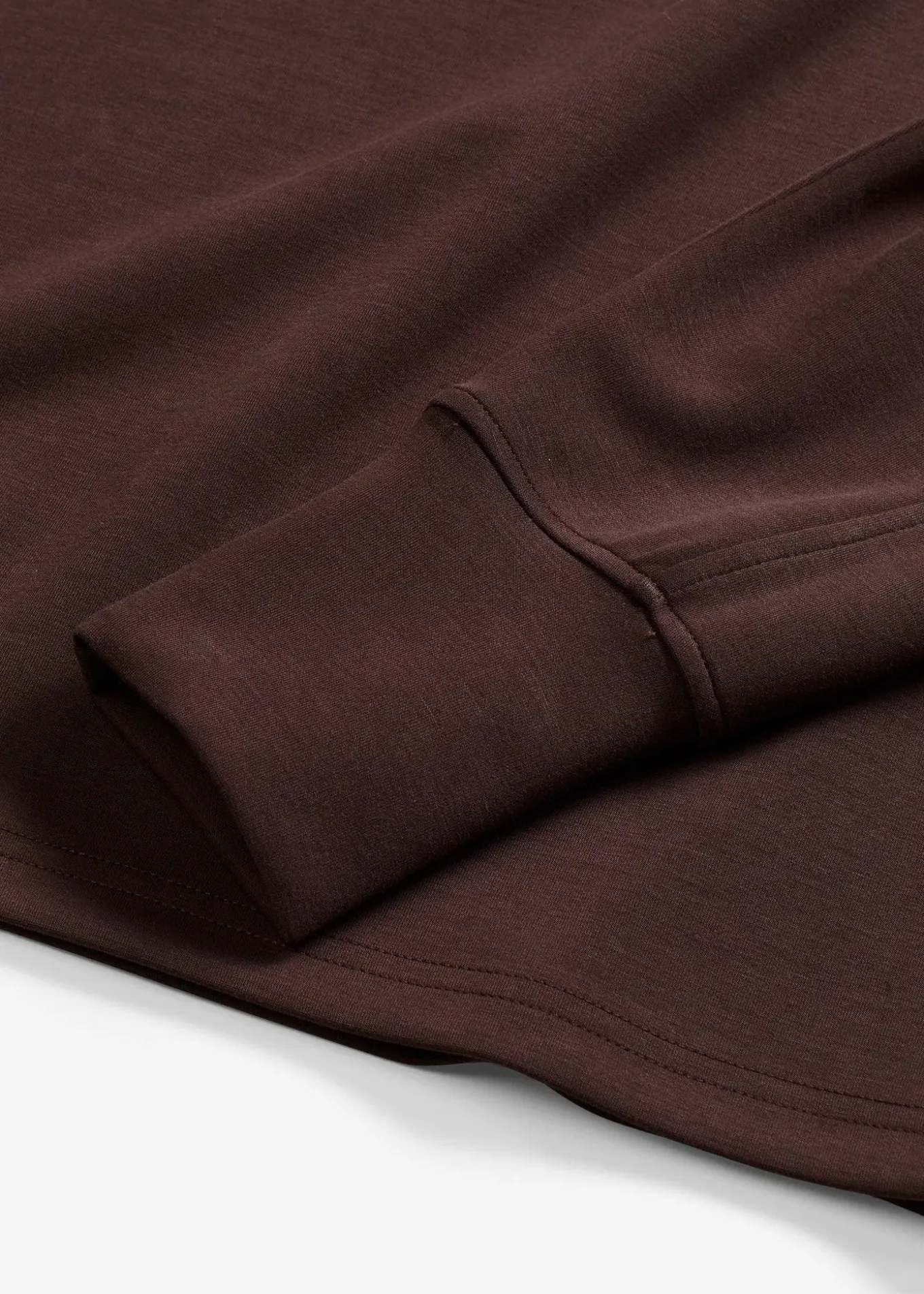 Sweat oversize en matière néoprène douce